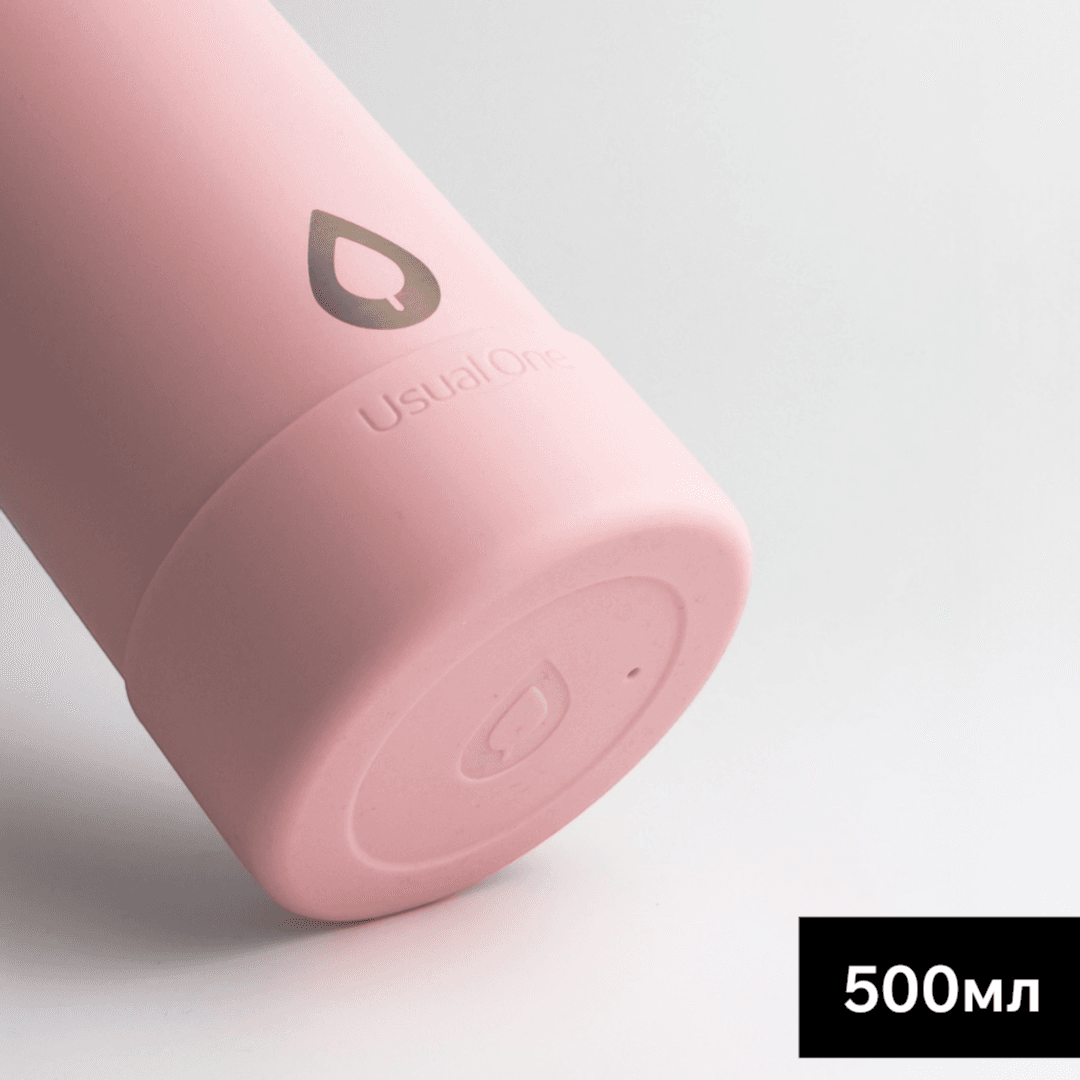 Бампер для термо пляшки 500мл Peony